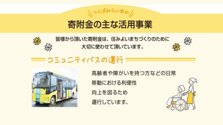 【返礼品なし】茨城県つくばみらい市ふるさと応援寄附金（3,000円)