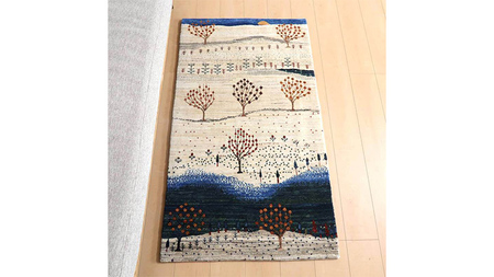  【限定1品】ギャッベ ルリバフ 140×79cm