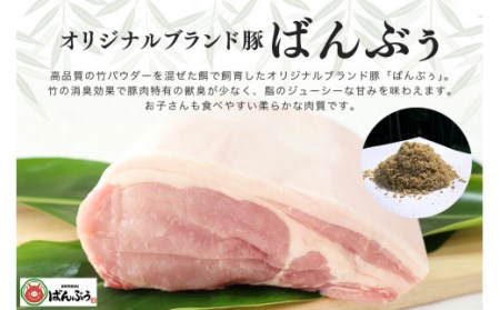 ブランド豚「ばんぶぅ」ロースブロック1本 ばんぶぅ 豚肉 ロース ブロック肉 しゃぶしゃぶ 焼き肉 真空パック しゃぶしゃぶ肉 焼肉用 ブタ肉 国産 茨城県産 ギフト プレゼント 冷蔵 高級部位 ブランド豚 42-B