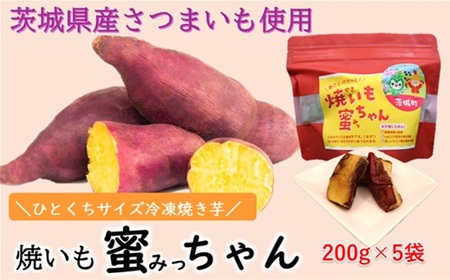 631 焼き芋 蜜っちゃん 200g×5袋 茨城県産 冷凍焼き芋【住谷公商店】