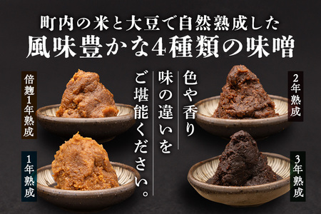 012手作りみそ「和味~やわらみ~」 味くらべセット(合計2,800g)