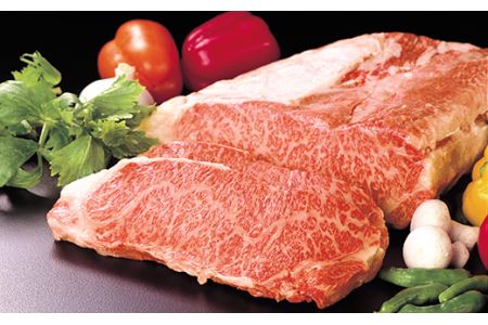 126茨城県産黒毛和牛「常陸牛」ロースステーキ約400g