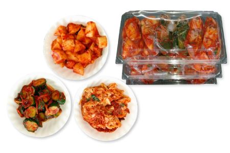 195喜多蜂オリジナルキムチ3種セット(白菜、胡瓜、大根)