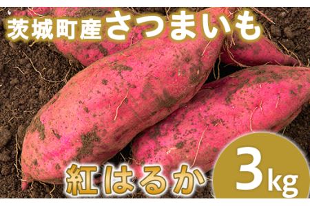 234-1茨城町産紅はるか3kg（さつまいも）【2024年11月中旬頃より発送予定】