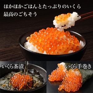 【お試しパック！】 100g いくら（鱒卵） イクラ 醤油漬け 森町 いくら醤油漬け しょうゆ漬け 海産物 加工品 ふるさと納税 北海道 お試し 10000円＜ワイエスフーズ＞ mr1-1225