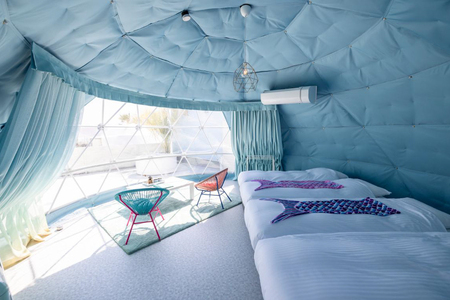 Sugar Beach Oarai 宿泊クーポン券 15,000円分 ビーチグランピング 全室オーシャンビュー 茨城県 大洗町 チケット 券 利用券 クーポン 旅行 宿泊 宿 グランピング BBQ 海水浴_EC002