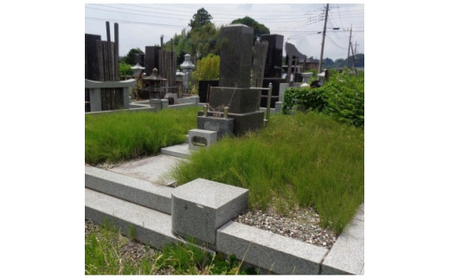 茨城県城里町内の墓地清掃代行サービス 23平方メートル(7坪)以内 (BH003)