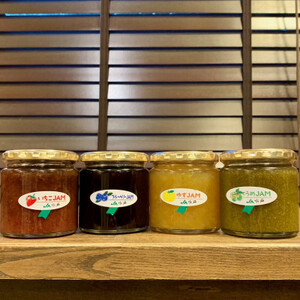 いちご・ゆず・梅・ブルーベリージャム(250g)×各1個 (AF004)