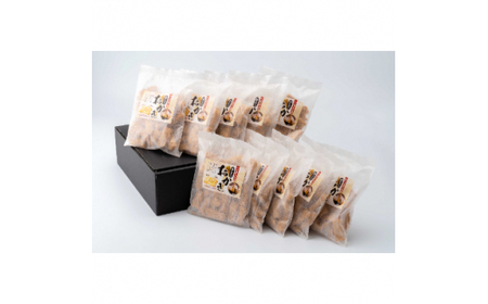 黒にんにくおかき 80g(1袋)×10袋 (BJ004)