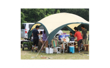 城里町アツマーレBBQ場　ファミリーBBQ食材セットご利用券(約4人前) (BF016)