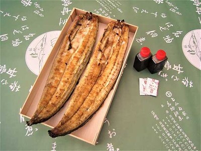 パリッと香ばしい関西風地焼きのうなぎ(白焼き 2尾)