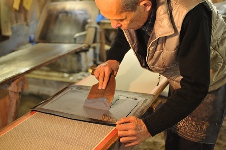 【江戸小紋 縞柄】老松高砂縞(おいまつたかさごじま)