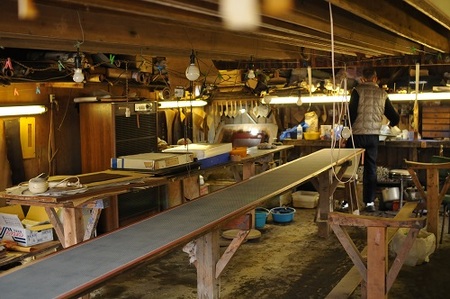 【江戸小紋 縞柄】老松高砂縞(おいまつたかさごじま)