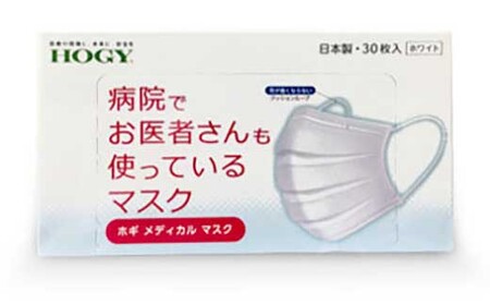 ホギメディカルマスク箱タイプ10箱（1箱/30枚入）