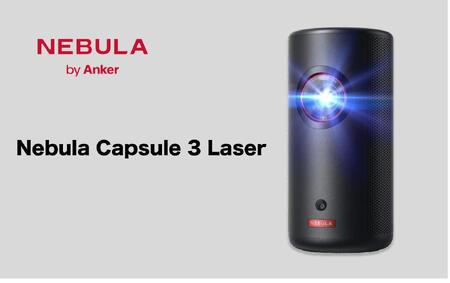 PJ03【 Nebula Capsule 3 Laser 】 ネビュラ フルHD モバイルレーザープロジェクター/レーザープロジェクター / 300ANSIルーメン/オートフォーカス機能/垂直・水平自動台形補正 / 8W スピーカー/DLP搭載 / Google TV搭載 / ホームシアター / usb