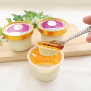 【茨城県共通返礼品/小美玉市】おみたまプリン 茨城の焼き芋 4個入り【茨城県産 紅はるか シルクスィート 人気 焼き芋プリン カラメル ミルク 3重奏】(80-01)