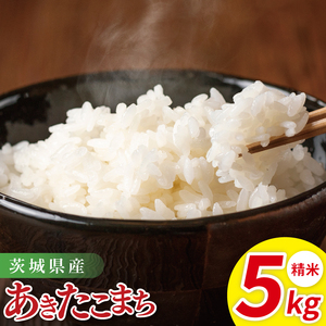 茨城県産あきたこまち　精米　5kg｜ 精米 定期便 お米 米 こめ コメ ごはん 白米 阿見町 茨城県 茨城県産 茨城県産米 安心 安全 送料無料 国産 人気 数量限定 高評価（85-29）