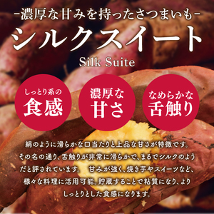 【12月下旬より順次発送】さつまいも シルクスイート5kg【甘藷 甘い さつま芋 サツマイモ 薩摩芋 茨城県産 茨城県 阿見町】(90-03)