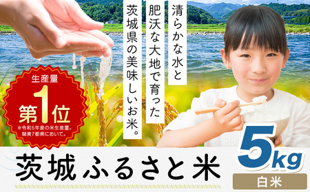 米 茨城 ふるさと米 白米 5kg《1月中旬-2月末頃出荷》 