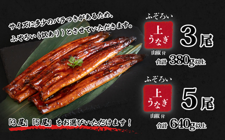 【 訳アリ 】 国産うなぎ 蒲焼き 5尾 セット ( 640g 以上) 大きさ の不揃い 山椒付き ウナギ 鰻 ふぞろい 不揃い うな重 ひつまぶし 人気 茨城 八千代町 ふるさと納税 冷凍 [SF109ya]