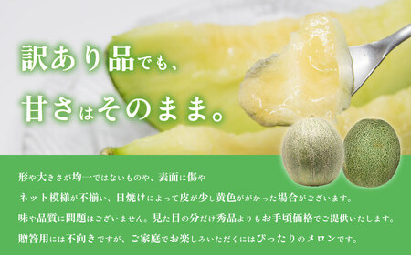 【訳あり】メロン タカミメロン 秀品 3-5玉 約5.5kg 八千代町産 先行予約