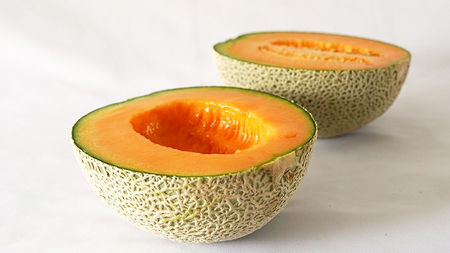 メロン 筑波レッドメロン 1箱 3玉~4玉  約5~6kg 八千代町産 先行予約