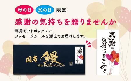 【父の日までにお届け(6月9日～13日発送)】 国産うなぎ蒲焼き2尾 350g以上 たれ 山椒付き 父の日 贈答用 ギフト 感謝の気持ちを込めて 先行予約 数量限定 プレゼント 贈り物 【Father's Day!】 K2185