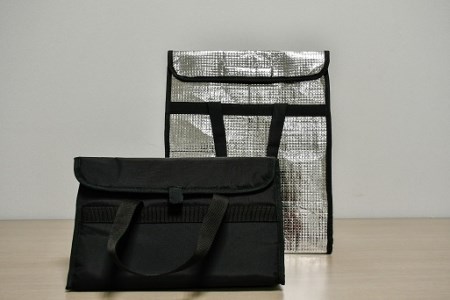 S148 アウトドアやコンビニ買い物に！保冷バック大小 ｻｲｽﾞ（各１個）セット