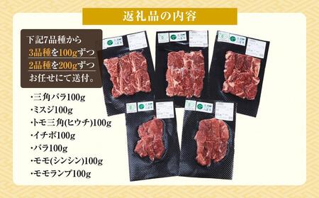 北海道産 オーガニック牛肉豪華焼肉セット 5品種 700g  | 焼肉