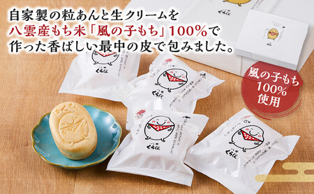 【ギフト用】アイス最中!やくもっちぃもなか(粒あん&生クリーム) 9個入