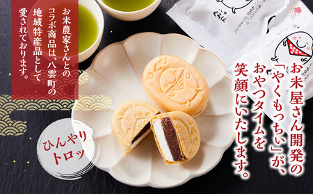 【ギフト用】アイス最中!やくもっちぃもなか(粒あん&生クリーム) 9個入