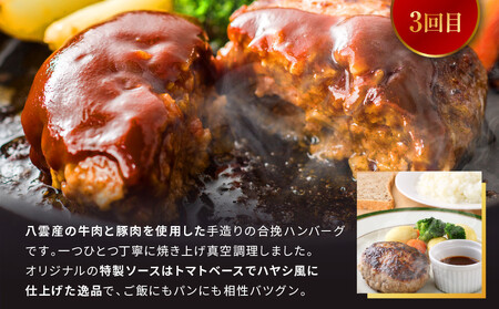 【3ヶ月定期便】ハンバーグ堪能| ハンバーグ