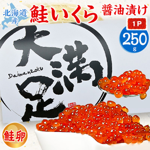 北海道産 鮭いくら醤油漬　250g【配送不可地域：離島】【1367293】
