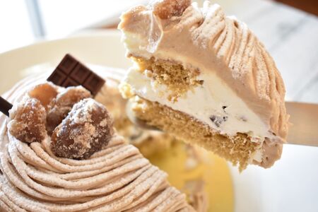 フランス産マロンペーストで作るモンブラン（5号）