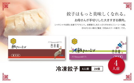 【3ヶ月定期便】芭莉龍の冷凍餃子【4人前】 ※着日指定不可
