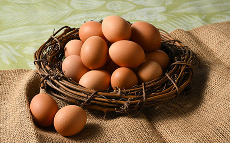 【6ヶ月定期便】赤玉卵「自然のたからもの　黄味恋し」1ケース（10個入り×3パック）×6ヶ月 ※離島への配送不可