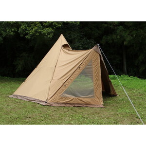 【年内発送 12/25迄受付】サーカスTC DX専用窓付きフロントフラップサンドカラー | tent-Mark DESIGNS テンマクデザイン WILD-1 ワイルドワン キャンプ アウトドアギア テント バーベキュー BBQ ソロキャンプ グランピング イベント