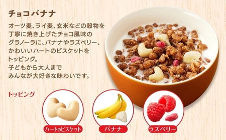 【定期便2回】 ＜毎月発送＞ カルビー　フルグラ3種(フルグラ・糖質オフ・チョコバナナ味)6個セット 全2回 | シリアル フルーツ グラノーラ 朝食 朝ごはん 健康 食物繊維 鉄分 ビタミン 減塩 低糖質 ロカボ 栄養補助 食べ比べ 非常食 常備食 保存食 人気 子供 おやつ