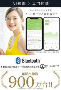 INFIELD「AI×体重計」【最大3年保証】 | トレーナー監修 体組織計 体組成計 Bluetooth スマホ 連動 体脂肪計 高精度 多機能 体重 体脂肪率 水分率 基礎代謝 薄型 コンパクト 体脂肪 体重計 ヘルスメーター 軽量 黒 白