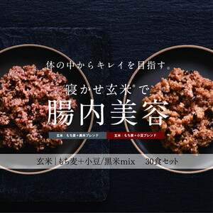 もっちりブラウンライス（寝かせ玄米※） 30食ミックスセット
