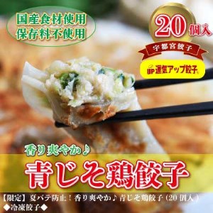 宇都宮餃子 青じそ鶏餃子 保存料不使用【1343451】