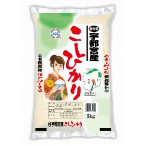 【令和4年産】宇都宮産コシヒカリ 精米5kg【1344363】