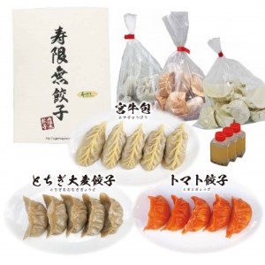 宇都宮餃子 寿限無 地参地笑セット(3種30個)　※離島への配送不可