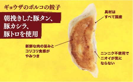 【ギョウザのポルコ】餃子20個入り×2箱【配送不可地域：離島】