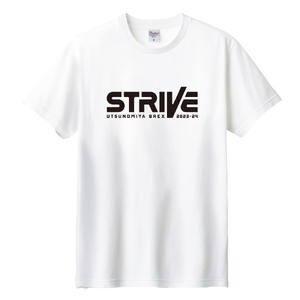 【宇都宮ブレックス】2023-24 スローガンTシャツ「STRIVE」＜TYPE 2＞ ※着日指定不可 |プロスポーツチームグッズ
