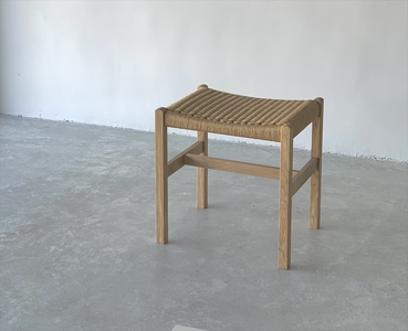 建彦木工/足利産楢材スツール【 栃木県 足利市 】 F7Z-710