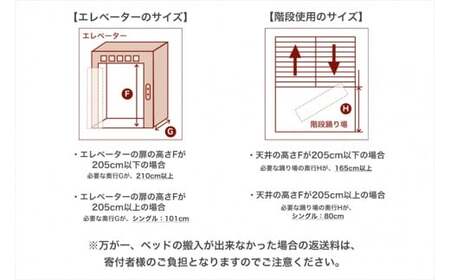 ザ・ベッド シングル グリーン 97×195 脚18.5cm ブラウン 脚付きマットレス  寝具 F7Z-792