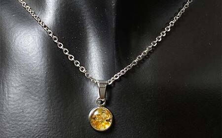 イミラック隕石のネックレス シルバー SILVER 希少 宇宙 お守り ペンダント アクセサリー F7Z-1597