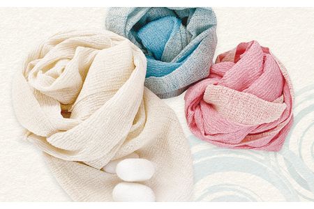 絹の美泡 セリシン美容タオル 3枚セット F7Z-160