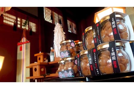 ＜足利織姫神社で縁結び祈願済み＞　織姫うめ星　８０ｇ×３個　（国産梅使用・無添加） F7Z-177